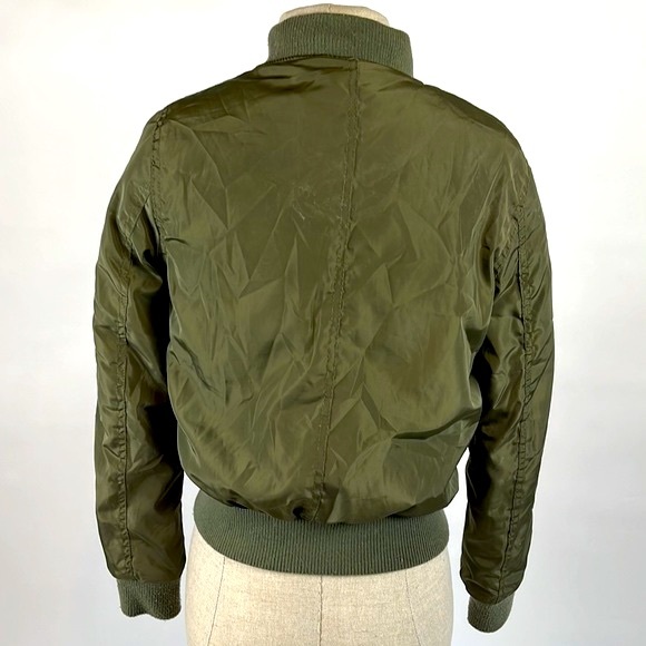 Army green bomber jacket - Picture 4 of 6